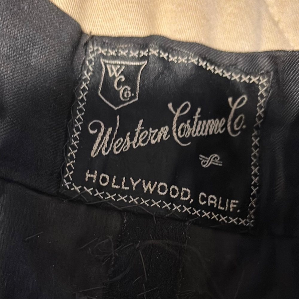 Western Costume Co.  Hollywood Black pants